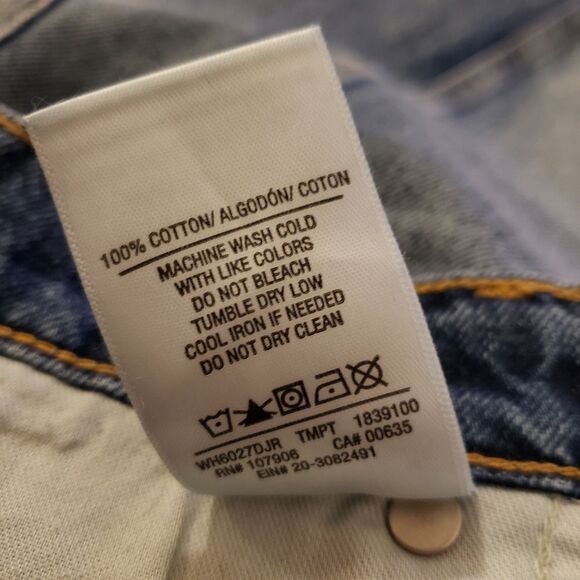 Hudson Freya Denim Biker Shorts Sz 24 - Picture 10 of 10